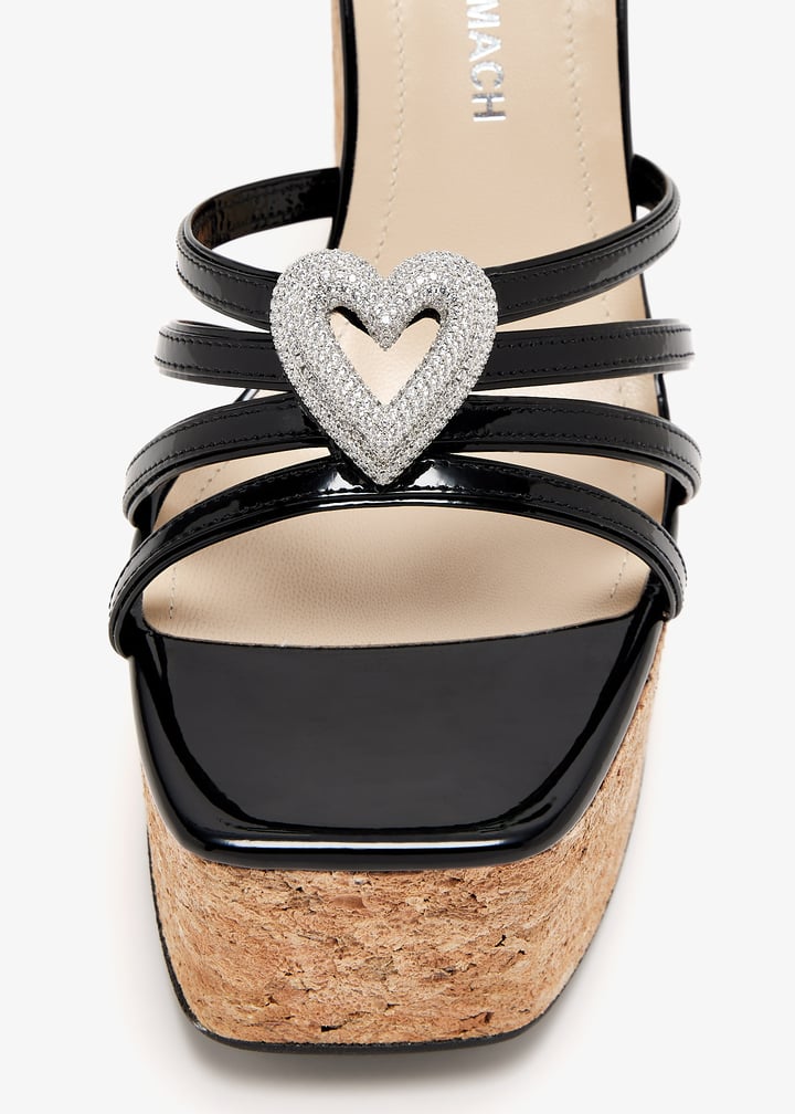 【関税&送料込】MACH & MACH Sandals Black Mach & Mach Sandals Textile Fibers in Black | Lyst UK