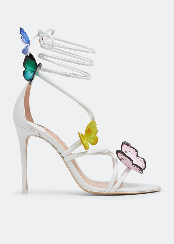 サンダル・ミュール SOPHIA WEBSTER Women Sandals 420818 SSS25012 WHITE Sophia Webster Aura sandals for Women - White in UAE | Level