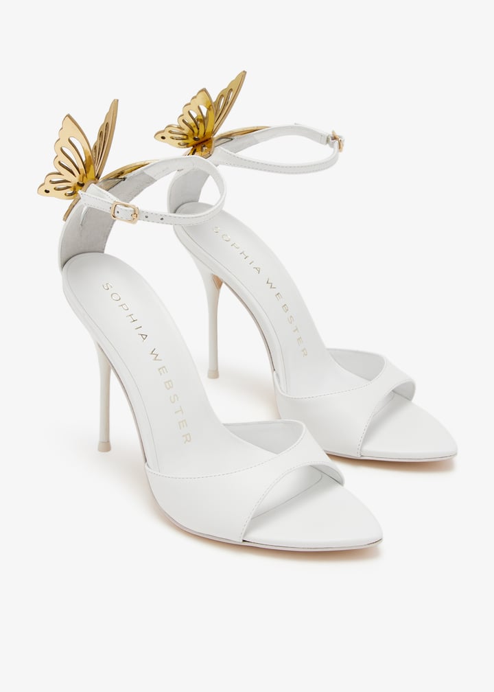 サンダル・ミュール SOPHIA WEBSTER Women Sandals 420818 SSS25012 WHITE Sophia Webster Aura sandals for Women - White in UAE | Level