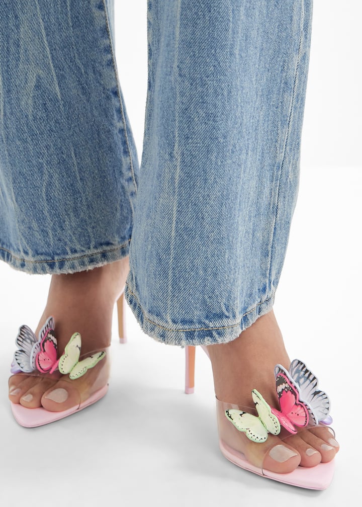 Sophia Webster ピンク バタフライ ミュール Vanessa Mid Mule Vanessa Mid Mule | Sophia Webster
