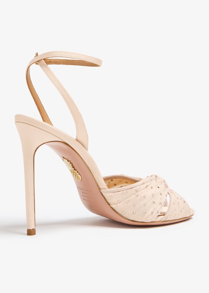 Aquazzura Slow Kisses 105 sandals for Women - Beige in USA | Level