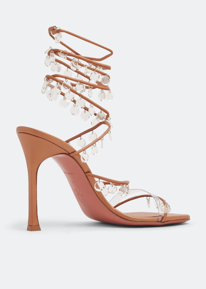 更に値下げしました！◆アミナ・ムアッディAmina Muaddi◆ パンプス Amina Muaddi Tina sandals for Women - Beige in UAE | Level Shoes