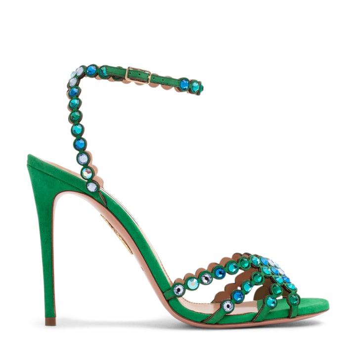 シューズ・サンダルその他 AQUAZZURA Woman Heeled sandals Green TTIMIDS0MSK ACD Aquazzura Galactic Flower sandals for Women - Green in UAE