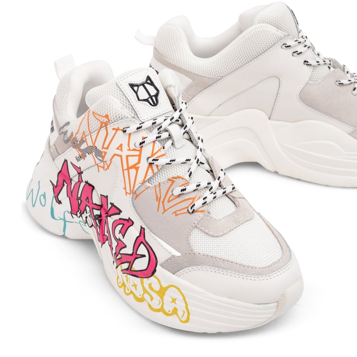 NAKED WOLFE  GRAFFITI TRAINERS 厚底スニーカー 国内発送 NAKED WOLFE GRAFFITI TRAINERS 厚底スニーカー 国内発送 (Naked