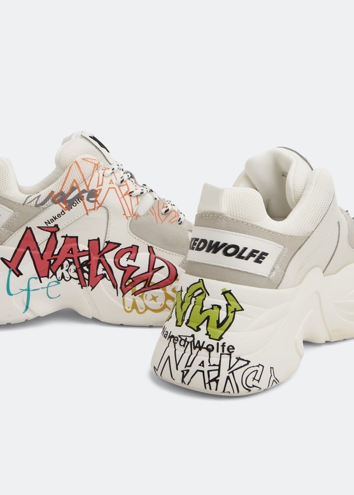 ★NAKED WOLFE★Graffiti Trackスニーカー Naked Wolfe | Graffiti Track | Chunky Trainers | Cruise Fashion