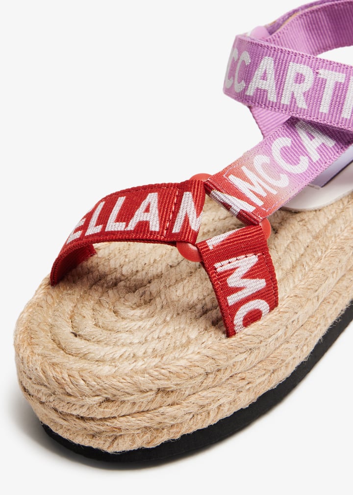 Stella McCartney Logo print sandals for Girl - Multicolored in UAE