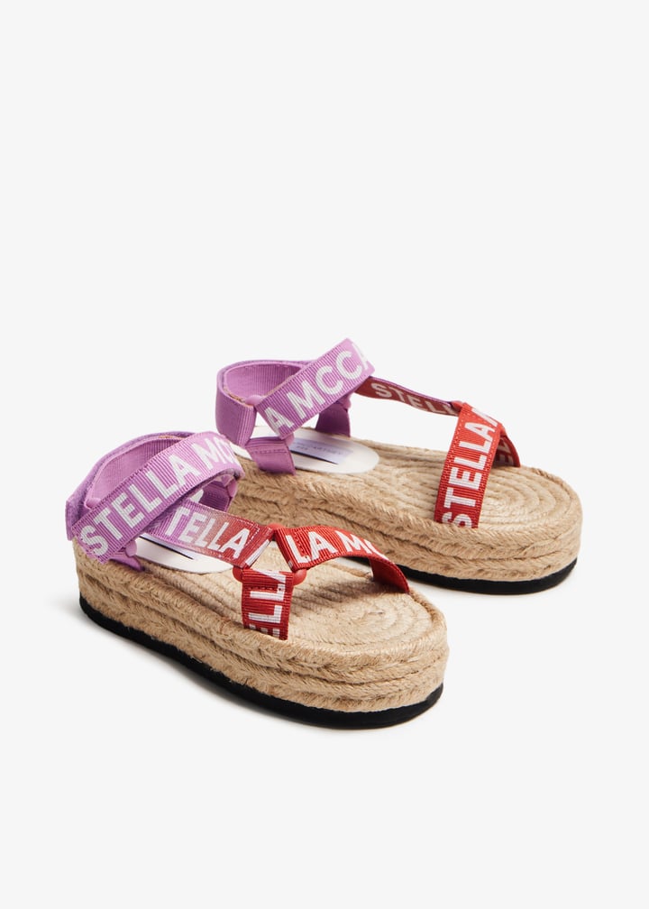 Stella McCartney Logo print sandals for Girl - Multicolored in UAE