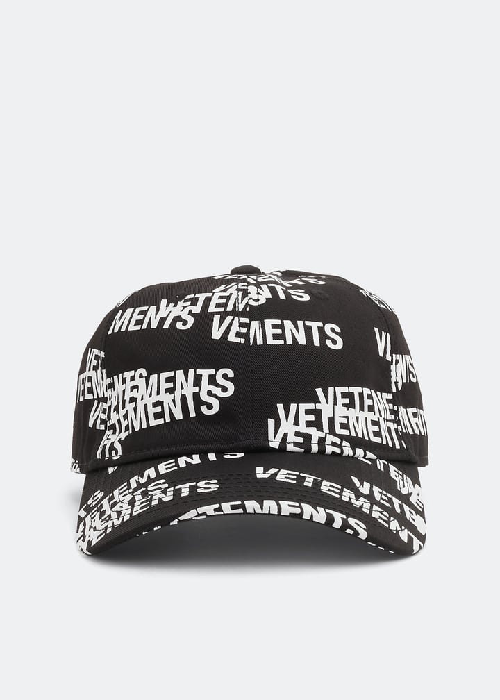 sb-1667) VETEMENTS LOGO CAP ブラック VETEMENTS Logo Cap