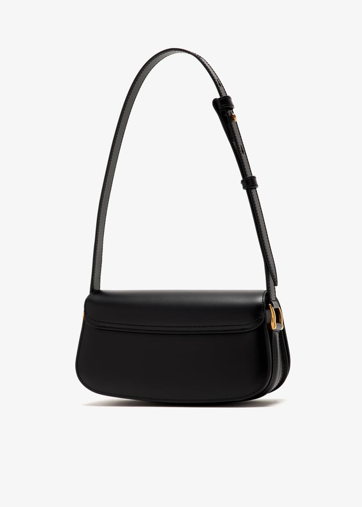 AMI PARIS Paris Paris ショルダーバッグ BLACK ULL018.AL0104 Black Leather Shoulder Bag Paris Paris | AMI PARIS