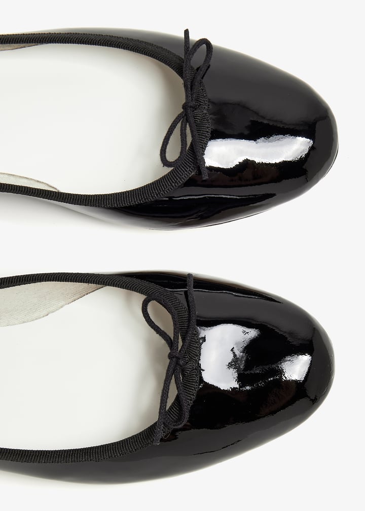琴瑟和諧 Repetto cendrillon 女式芭蕾舞鞋- 黑色| 阿联酋level shoes