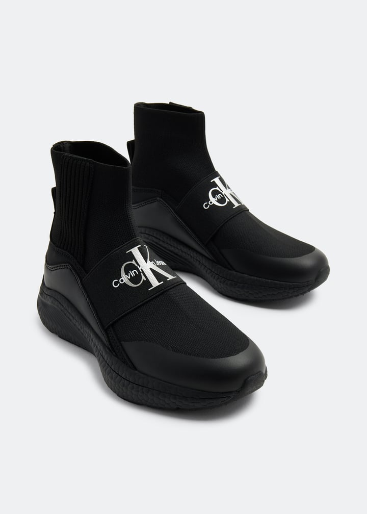 Calvin Klein CK sock sneakers for Boy - Black in KSA | Level