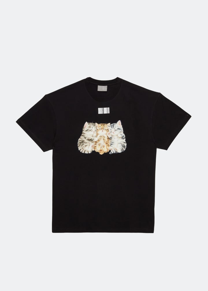 VTMNTS x Kayomi Harai Cute Cats t-shirt for Men - Black in