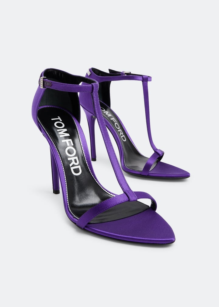 Tom Ford Iconic T sandals for Women - Purple in USA | Level Shoes