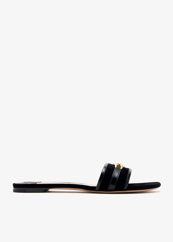 Tom Ford Logo sandals for Women - Black in KSA | Level Shoes