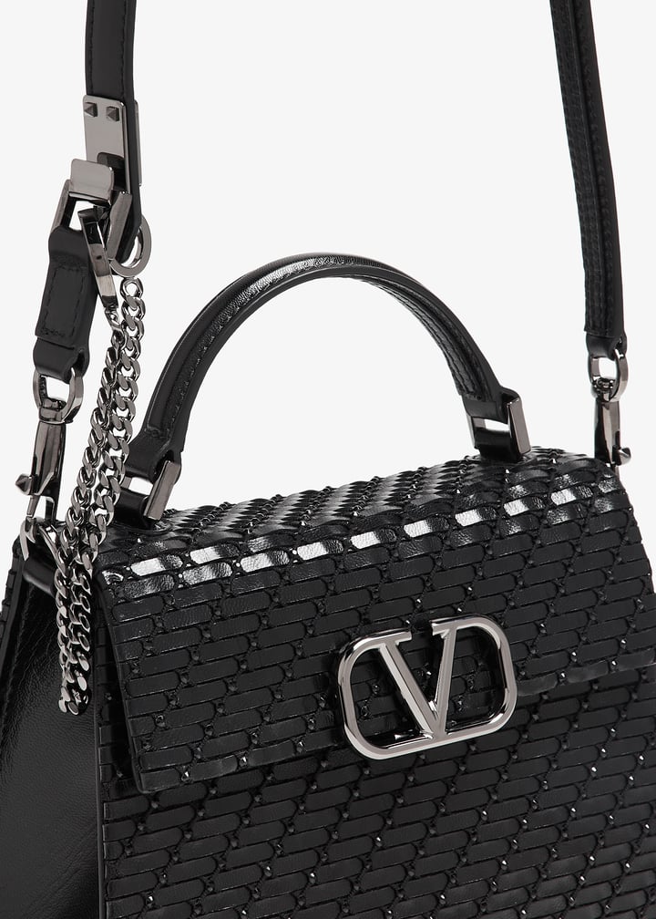 Valentino Garavani WB0R17GCBREN 関税送料込 Valentino Garavani Locò Small Shoulder Bag With Jewel Logo