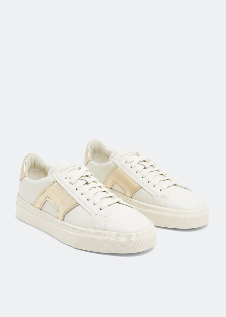 Santoni Double Buckle sneakers for Women - White in USA | Level Shoes