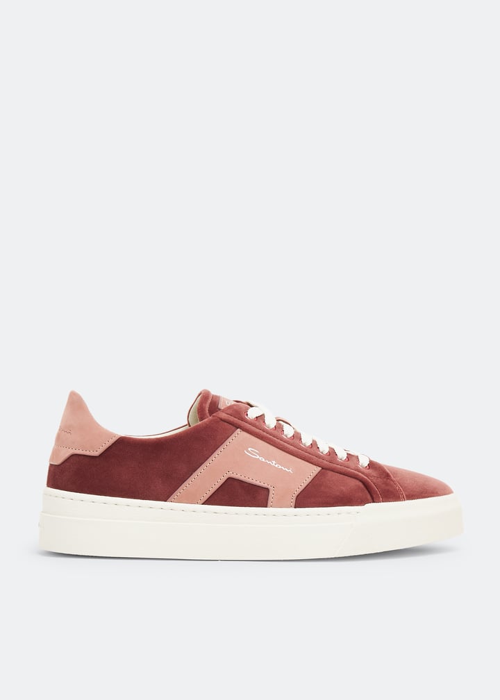 Santoni Double Buckle sneakers for Women - Red in Qatar