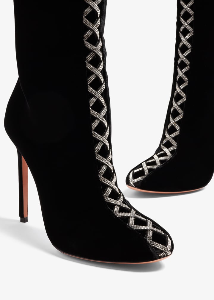 Aquazzura Wild Desire boots for Women - Black in UAE | Level