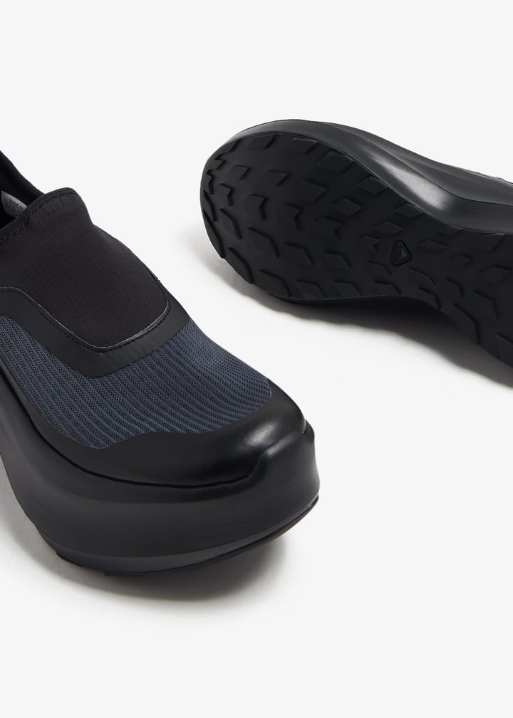 ★人気★ Salomon x Comme des Garcons Slip-On Platform Black Salomon Platform Slip-On Comme des Garcons Black Men's