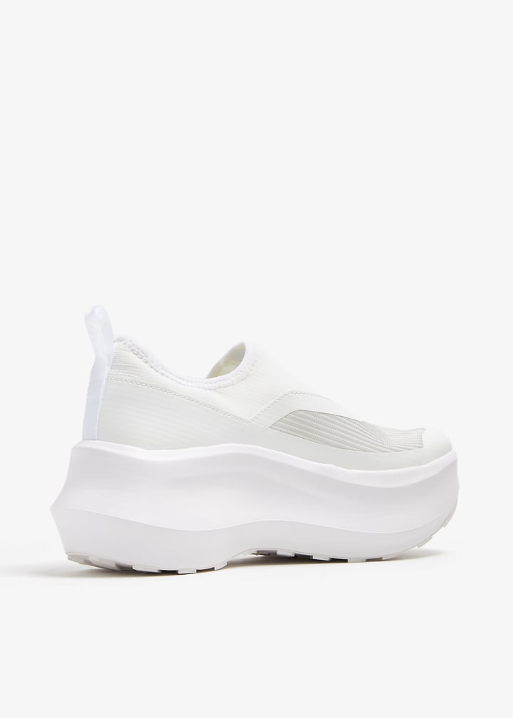 【Salomon x Comme des Garcons】 Slip-On Platform White Salomon Platform Slip-On Comme des Garcons White Men's