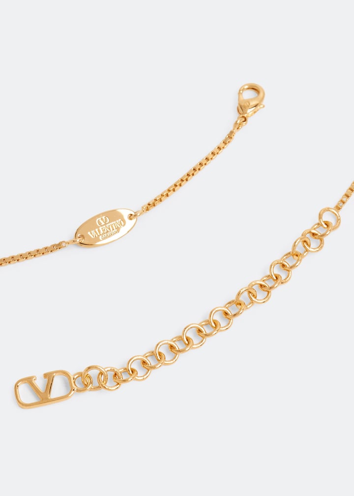 【関税＆送料込み】Valentino Garavani Vlogo Signature Pearl Valentino Garavani VLogo Signature Pearl Necklace | White