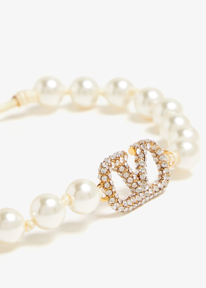 Valentino Garavani VLogo Signature pearl bracelet for Women
