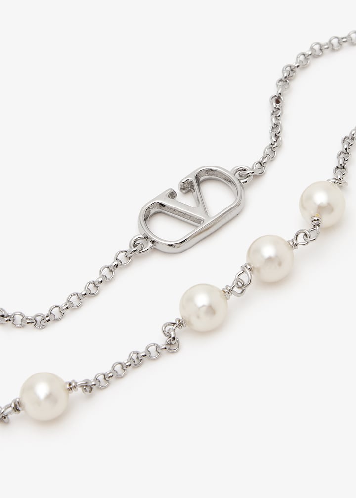Valentino Garavani VLogo Signature pearl bracelet for Women