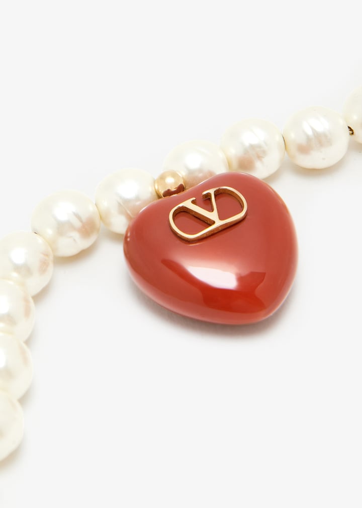 ブレスレット VALENTINO GARAVANI Ivory Pearls Coeur  Bracelet Valentino Coeur Royal Metal Bracelet | David Jones