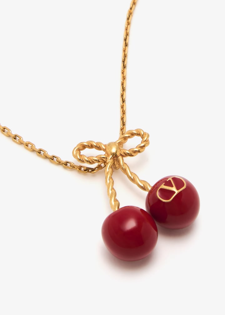 Valentino Garavani Chez Valentino Cherryfic necklace for