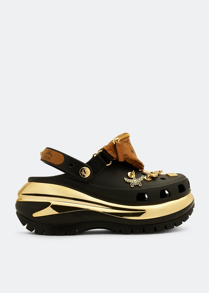 MCM x CROCS Mega Crush clogs for Women - Black in UAE | Level Shoes