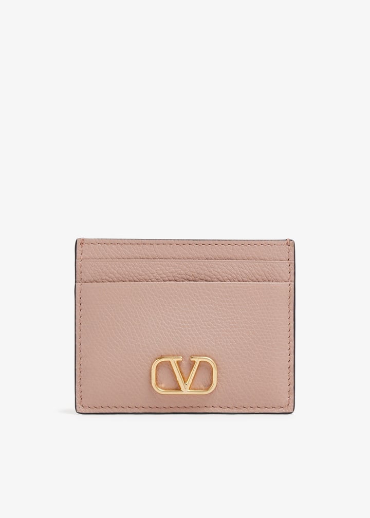 カードケース・名刺入れ Valentino Garavani Document Holders Women Leather Pink Valentino - Valentino Garavani - Rockstud Leather card