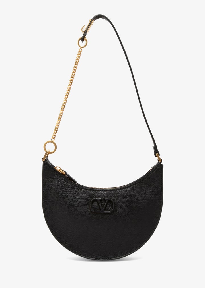ショルダーバッグ・ポシェット VALENTINO GARAVANI VLOGO SIGNATURE HOBO MINI BAG Vlogo Signature Mini Hobo Bag In Grainy Calfskin for Woman