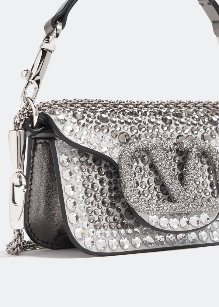 Valentino Garavani Locò micro bag for Women - Silver in UAE