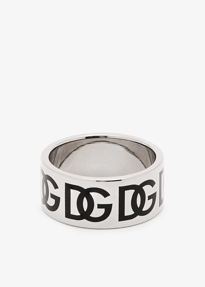 Dolce&Gabbana DG logo ring for Men - Silver in UAE | Level Shoes