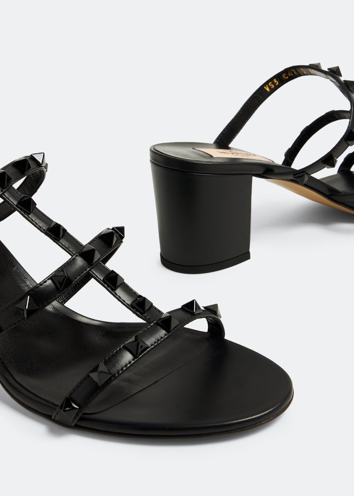 Valentino Garavani Rockstud sandals for Women - Black in UAE