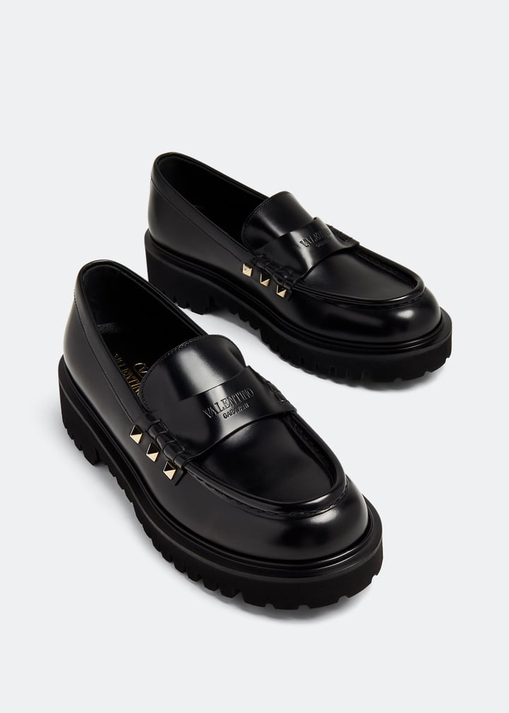 【関税＆送料込み】Valentino Garavani Rockstud Leather Flat Valentino Garavani Rockstud Pointy Toe Ballet Flat Nude