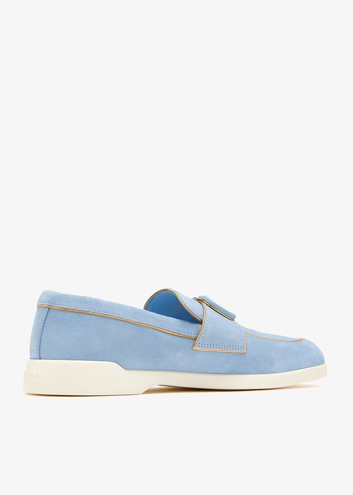 Valentino Garavani Leisure Flows loafers for Women - Blue in