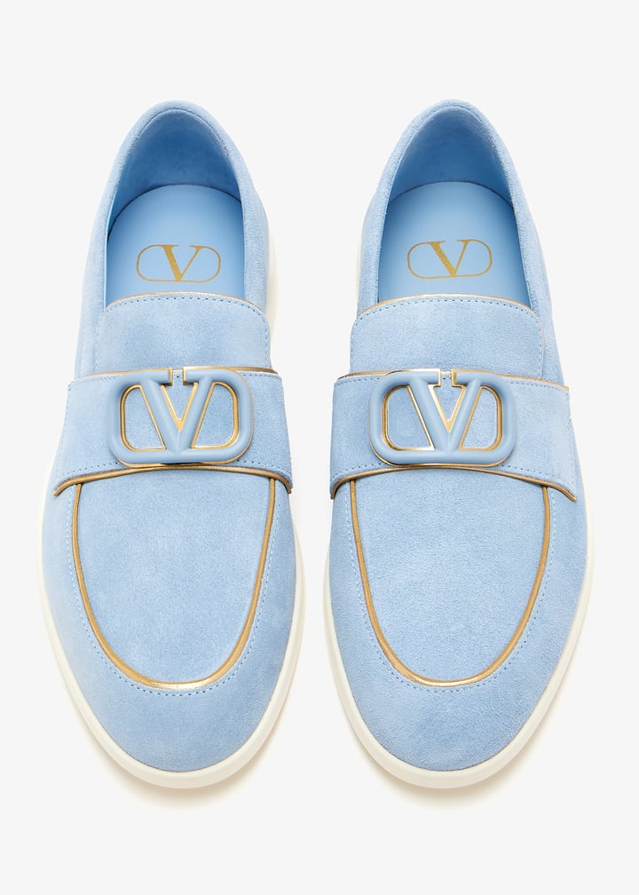 Valentino Garavani Leisure Flows loafers for Women - Blue in