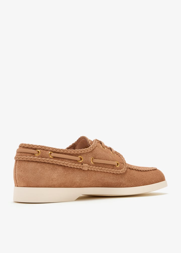 Valentino Garavani Palm Avenue boat shoes for Women - Brown