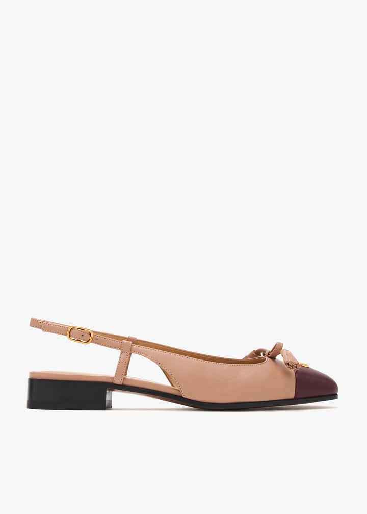 Valentino Garavani Valet Du Roi ballerinas for Women - Beige