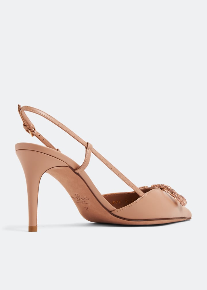 Valentino Garavani VLogo Signature 女式高跟鞋- 米色阿联酋