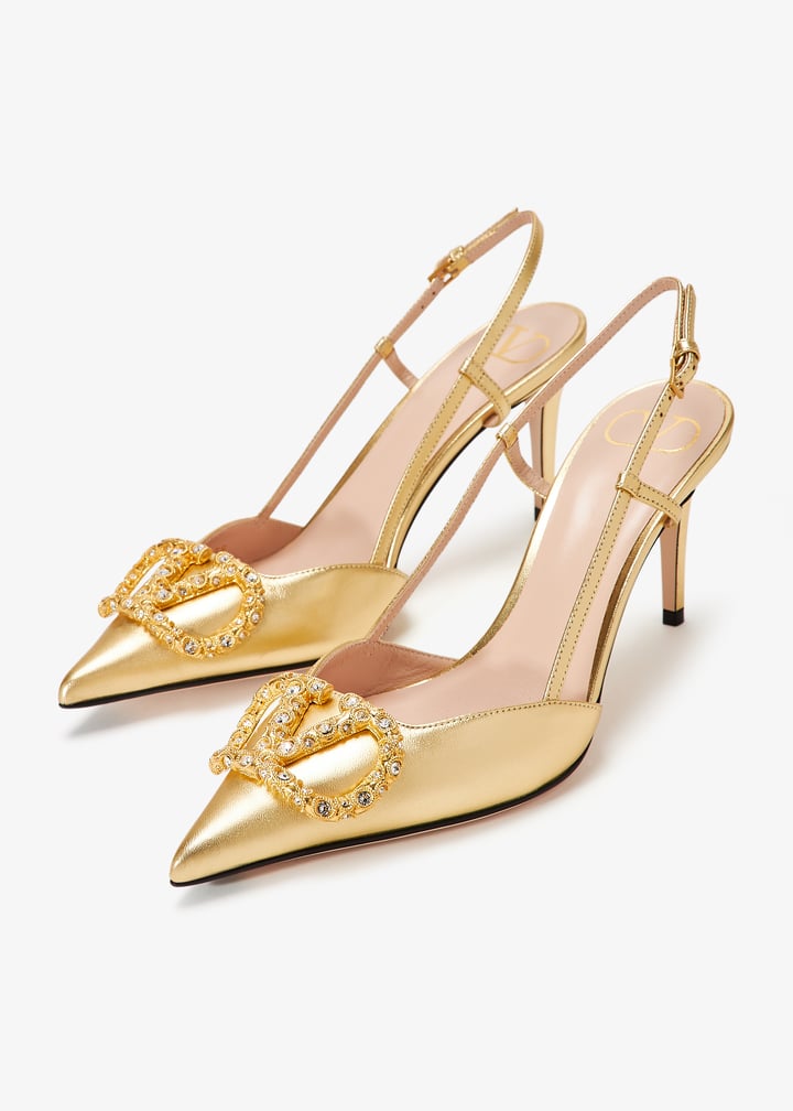 【関税込み】Valentino Garavani 'VLogo Signature' slingback Valentino Garavani VLogo Signature slingback pumps for Women