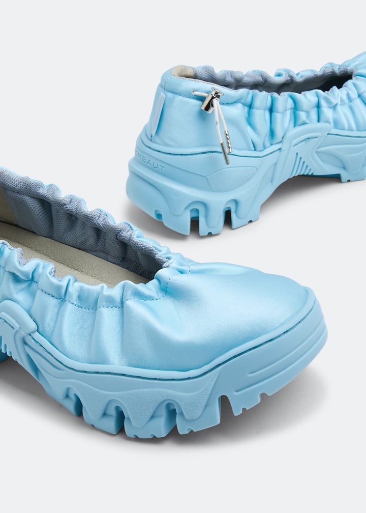 Rombaut Boccaccio II Aura 女式芭蕾舞鞋- 蓝色| 阿联酋Level Shoes