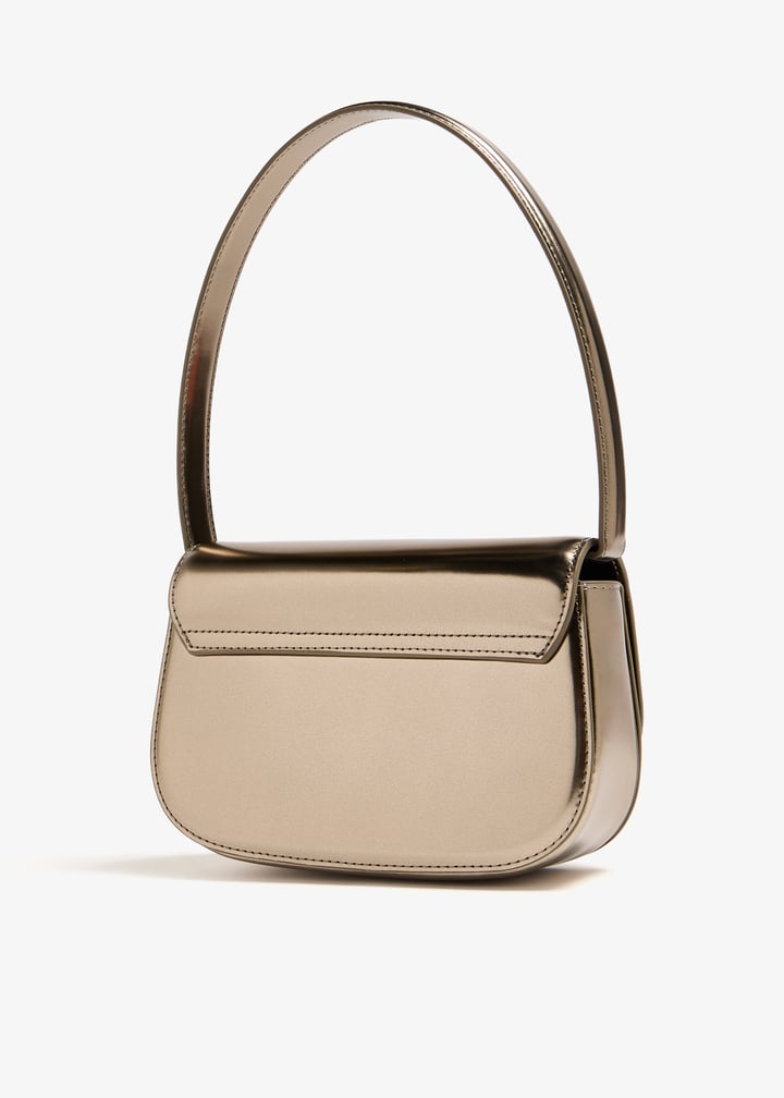 ★DIESEL★ 1DR Shoulder Bag Gold X08396PS202H2382 X08396PS20 Women's 1DR-Iconic shoulder bag in mirrored leather | Gold