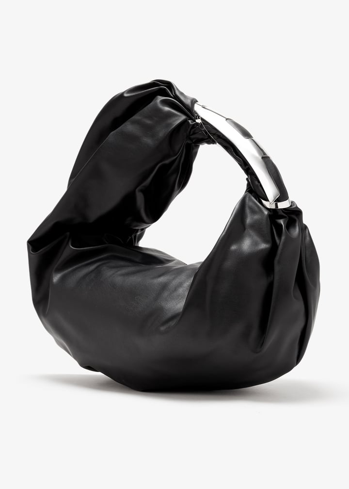 〈TRUCK〉×〈hobo〉TOTE BAG Zelda Hobo Black | Black Leather Tote Bag