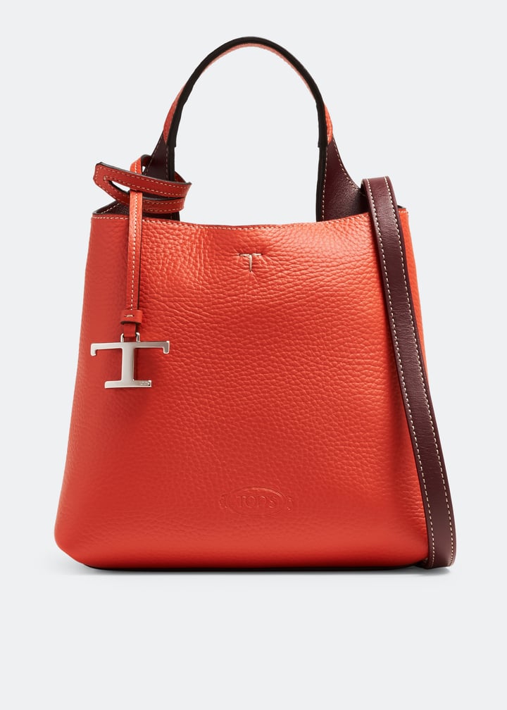 Tod's Leather mini bag for Women - Orange in KSA | Level Shoes