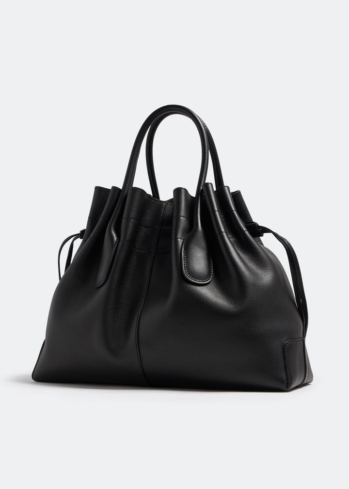 Tod's Di small drawstring bag for Women - Black in USA | Level Shoes