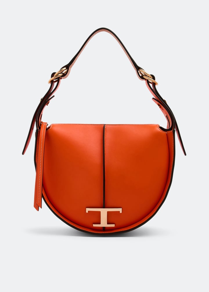 TOD'S＊TIMELESS HOBO BAG SMALL スモールホーボーバッグ＊送込 Woman ブラウン トッズ Di バッグ レザー ホーボー スモール