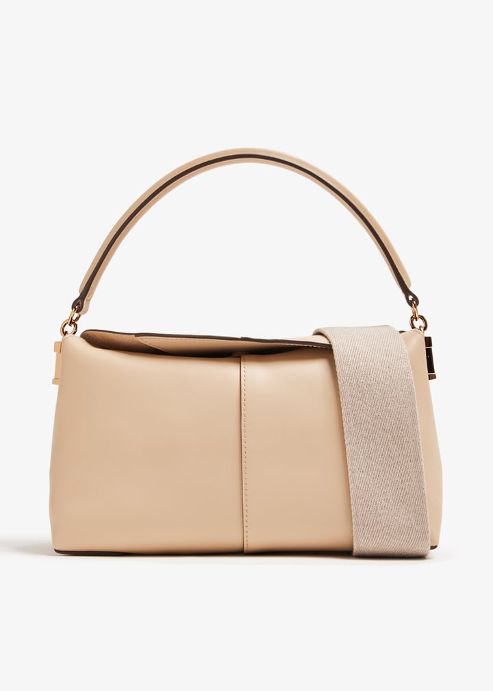 Tod's T Case mini shoulder bag for Women - Beige in USA | Level Shoes