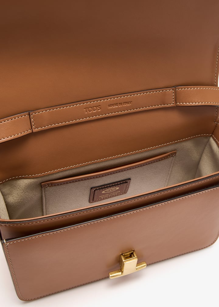 Tod's T Timeless mini crossbody bag for Women - Brown in KSA